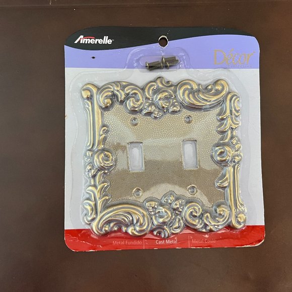 Vtg Shabby Chic Wall Switch Plate Provincial Hollywood Regency New - Picture 2 of 3